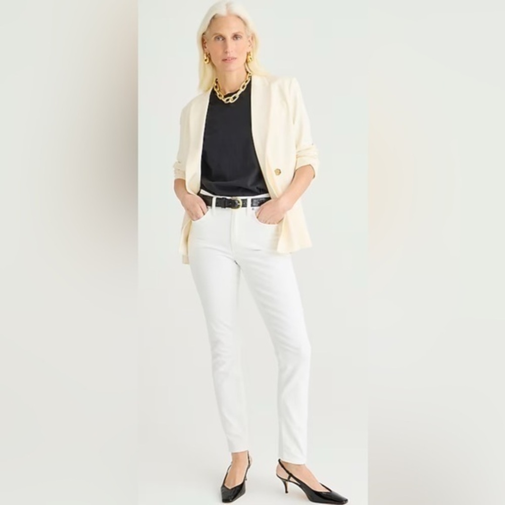 J Crew 9" Toothpick Skinny Ankle Jeans | Everyday Classic Basics NWT 30 #1781